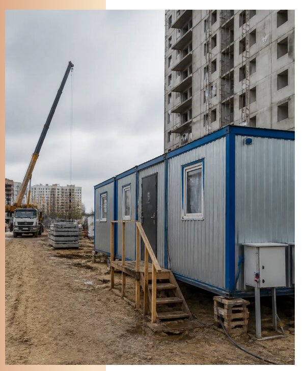 Аренда строительных вагончиков для рабочих в Карталах